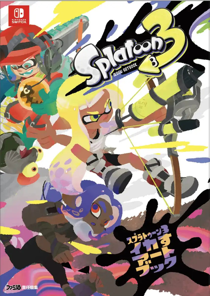 Splatoon 3 Squid Art Book by Kadokawa- Japan Figure Store - #1 Bring To You The Best Japanese Goods
