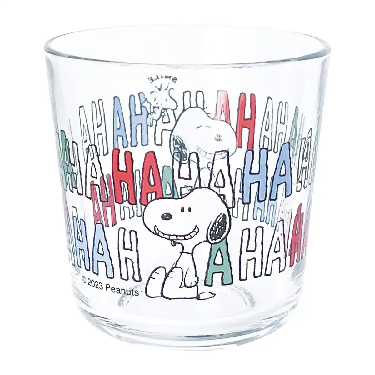 Kaneshotouki Peanuts Snoopy & Woodstock Glass Tumbler 280ml 605144- Japan Figure Store - #1 Bring To You The Best Japanese Goods