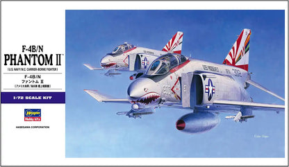 HASEGAWA E36 F-4B/N Phantom Ii 1/72 Scale Kit- Japan Figure Store - #1 Bring To You The Best Japanese Goods