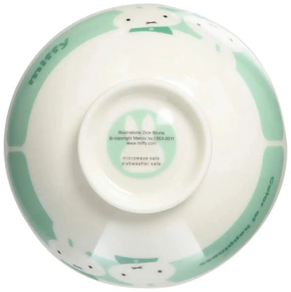 Kaneshotouki Miffy Tea Bowl M Green 277105- Japan Figure Store - #1 Bring To You The Best Japanese Goods