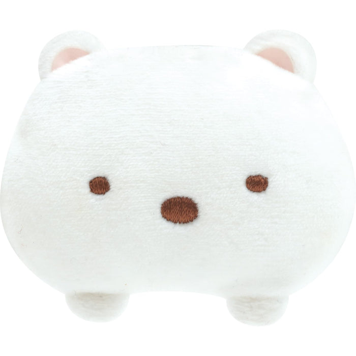 San-X Sumikko Gurashi Polar Bear Plush Badge - Cute Collectible Ab17301- Japan Figure Store - #1 Bring To You The Best Japanese Goods