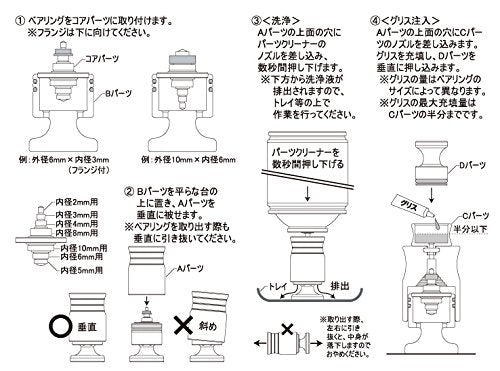 Abc Hobby Bearing Refresh Set Red 69012 High-Performance Bearings Kit- Japan Figure Store - #1 Bring To You The Best Japanese Goods