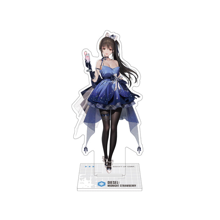 Support acrylique Victory Goddess Nikke de Algernon Products, édition Diesel Midnight Strawberry.