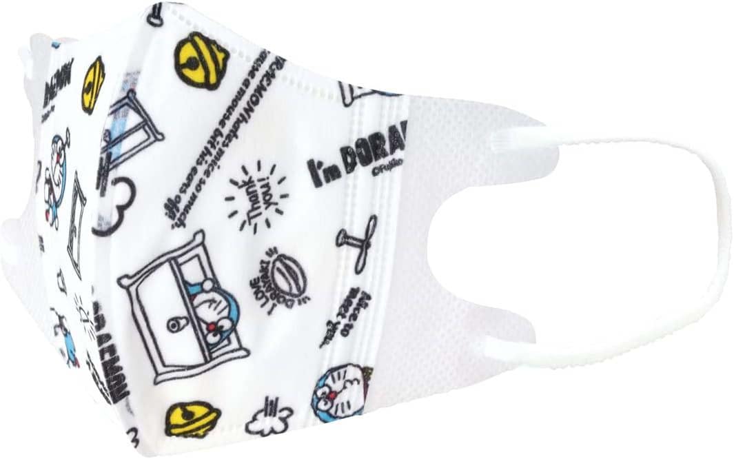 Skater 3D Masks for Children Aged 2-3 Doraemon Design 14-Piece Set - 3-Ply Construction- Japan Figure Store - #1 Bring To You The Best Japanese Goods