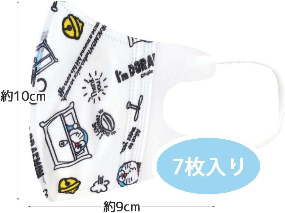 Skater 3D Masks for Children Aged 2-3 Doraemon Design 14-Piece Set - 3-Ply Construction- Japan Figure Store - #1 Bring To You The Best Japanese Goods