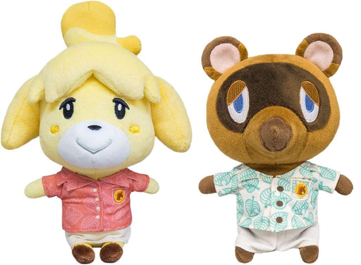 Sanei Boeki Shizue and Tom Nook Plush Toy Set - Animal Crossing New Horizons- Japan Figure Store - #1 Bring To You The Best Japanese Goods