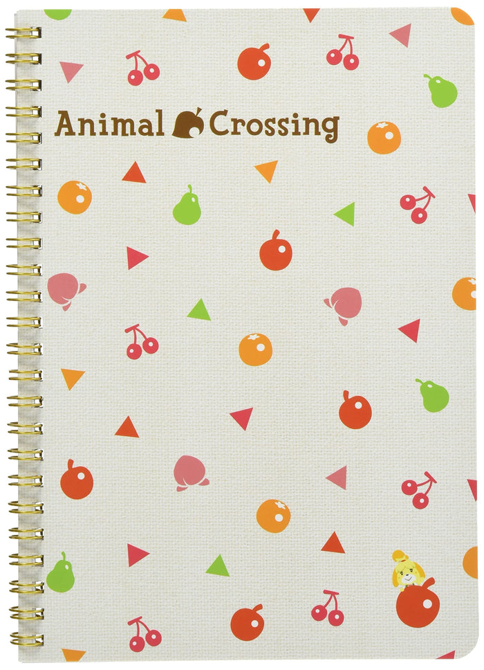 Sanei Boeki Animal Crossing Ring Notebook A Fruit 22Cm- Japan Figure Store - #1 Bring To You The Best Japanese Goods