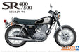 Aoshima 1/12 Yamaha SR400 SR500 1996 Plastic Model- Japan Figure Store - #1 Bring To You The Best Japanese Goods
