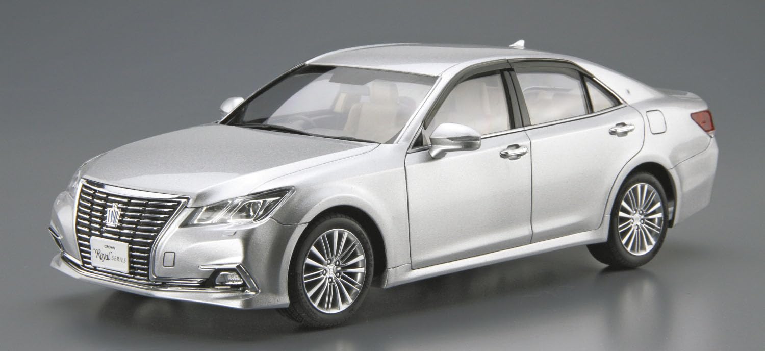 Aoshima 1/24 Toyota Crown Royal Saloon G 2015 Model- Japan Figure Store - #1 Bring To You The Best Japanese Goods