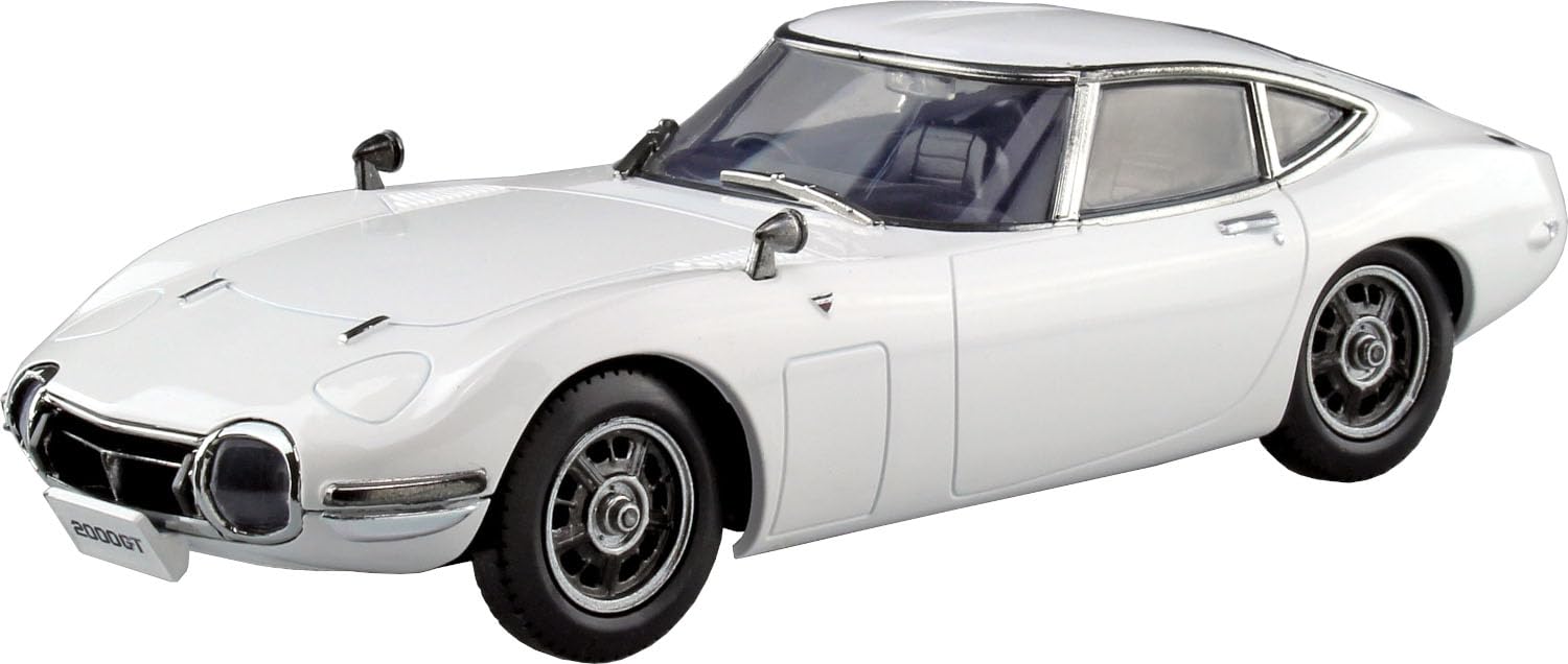 Aoshima 1/32 Snap Kit Toyota 2000Gt Pegasus White Model