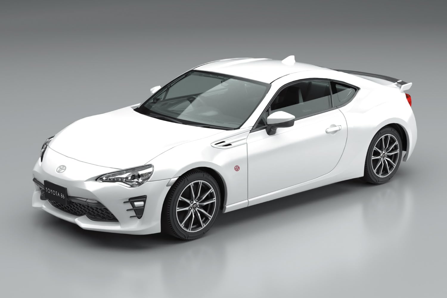Aoshima 1/32 Toyota 86 Crystal White Pre-Colored Model Kit
