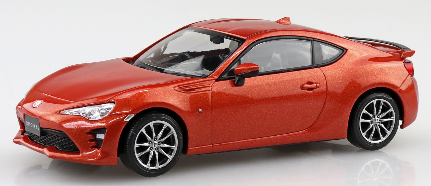 Aoshima 1/32 Toyota 86 Orange Metallic Snap Kit Pre-Colored Model