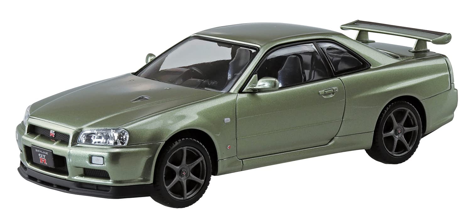 Aoshima Nissan R34 GT-R Plastic Model 1/32- Japan Figure Store - #1 Bring To You The Best Japanese Goods