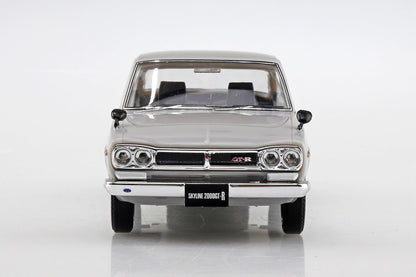 Aoshima 1/32 Rakupla Nissan C10 Skyline 2000Gt-R Silver Model Kit