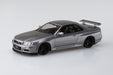 Aoshima Pre-Colored Nissan R34 Skyline Plastic Model- Japan Figure Store - #1 Bring To You The Best Japanese Goods