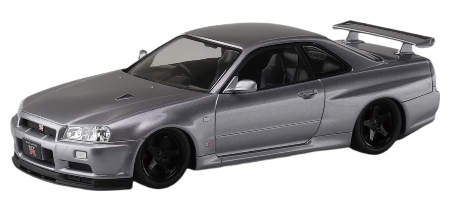 Aoshima Pre-Colored Nissan R34 Skyline Plastic Model- Japan Figure Store - #1 Bring To You The Best Japanese Goods