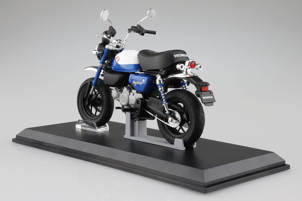 Qingdao Aoshima 1/12 Honda Monkey125 2022 Pearl Blue Model Kit- Japan Figure Store - #1 Bring To You The Best Japanese Goods