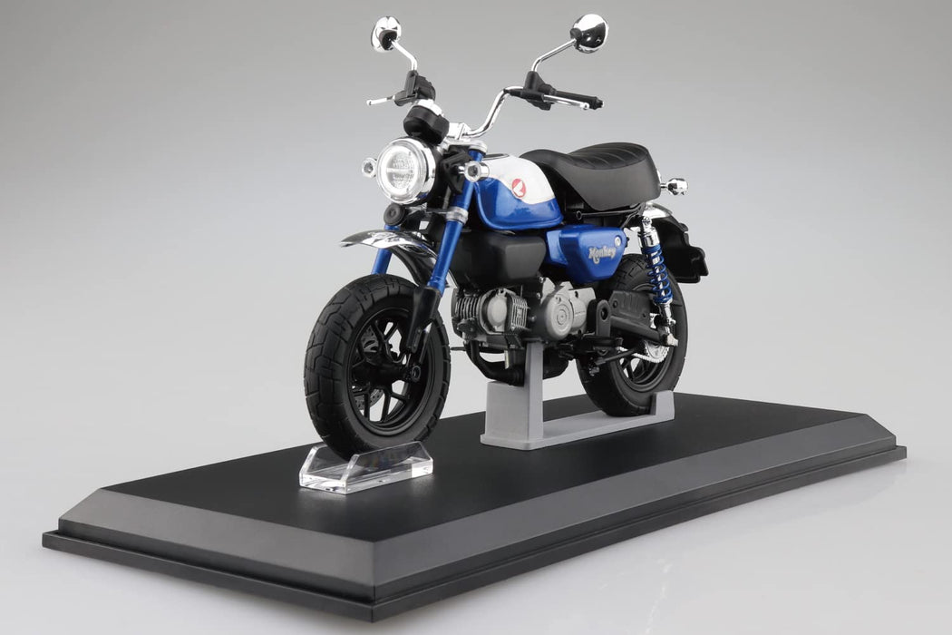 Qingdao Aoshima 1/12 Honda Monkey125 2022 Pearl Blue Model Kit- Japan Figure Store - #1 Bring To You The Best Japanese Goods