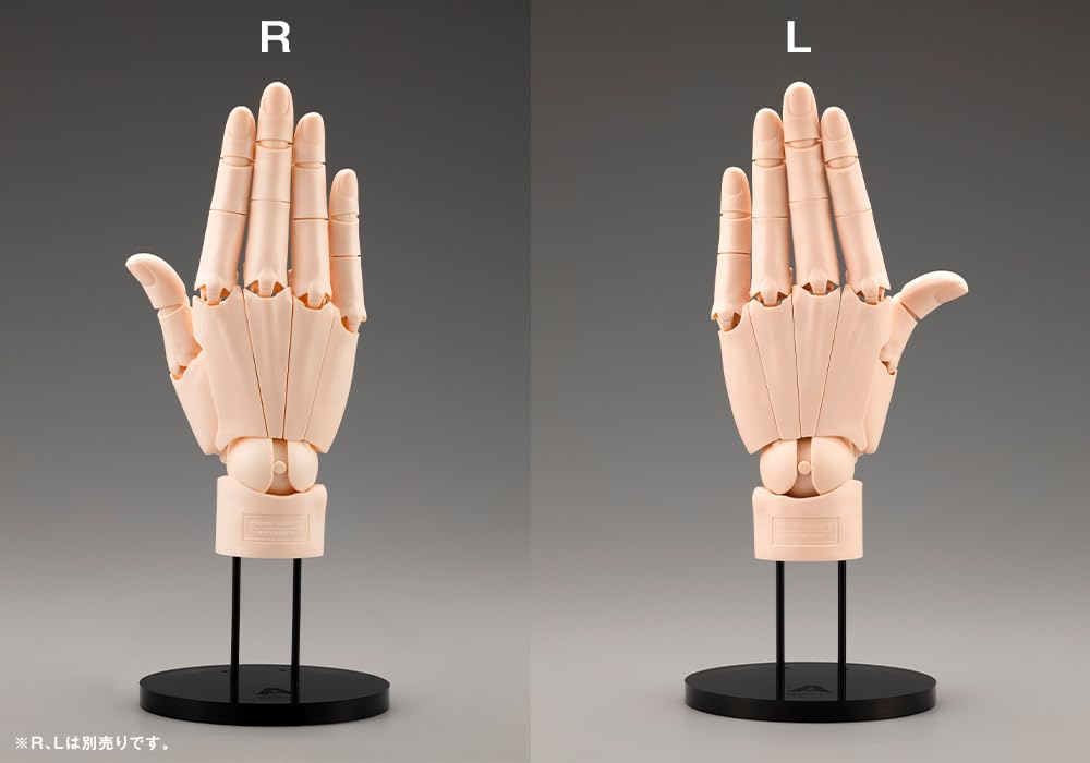 Kotobukiya Artist Support Item 1/1 Hand Model R Pale Orange- Japan Figure Store - #1 Bring To You The Best Japanese Goods