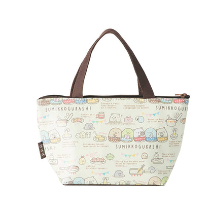 Asahi Koyo Sumikko Gurashi Beige Cooler Bag 16x28x10cm with Ice Pack Pocket- Japan Figure Store - #1 Bring To You The Best Japanese Goods
