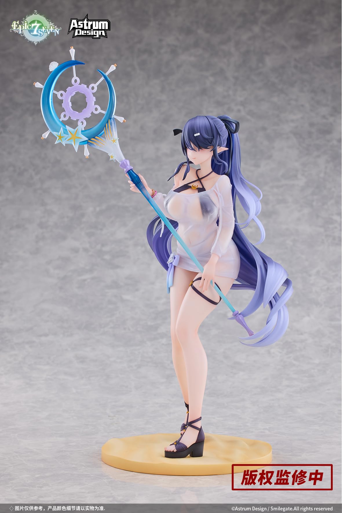 Figurine complète en PVC et ABS à l'échelle 1/7 d'Eda du festival Epic Seven d'Astrum Design.