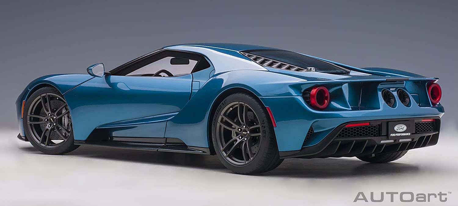 Autoart 1/12 Ford GT 2017 Metallic Blue Model - High Detail Scale Replica- Japan Figure Store - #1 Bring To You The Best Japanese Goods