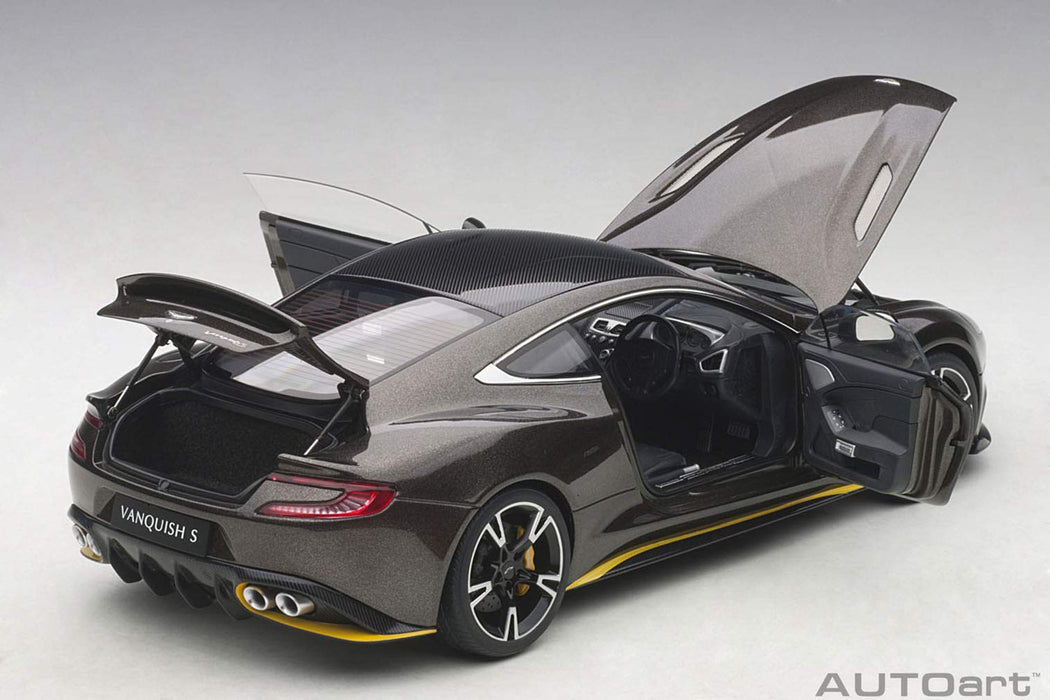Autoart 1/18 Aston Martin Vanquish S 2017 Bronze Diecast Model Car- Japan Figure Store - #1 Bring To You The Best Japanese Goods