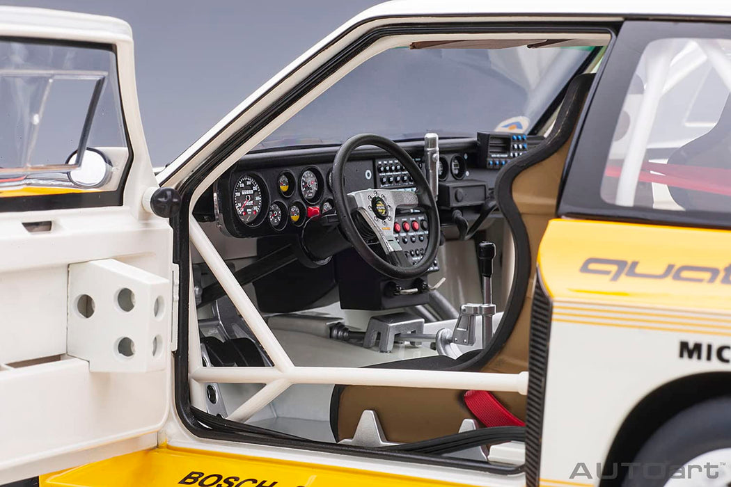 Autoart Audi Sport Quattro S1 WRC 1985 Sanremo Rally Winner 1/18 Scale Model 88503- Japan Figure Store - #1 Bring To You The Best Japanese Goods