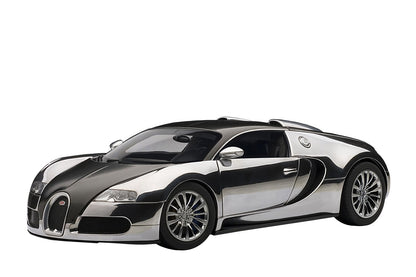 Autoart 1/18 Bugatti Veyron Diecast Model Car Black Aluminum Pur Sang- Japan Figure Store - #1 Bring To You The Best Japanese Goods
