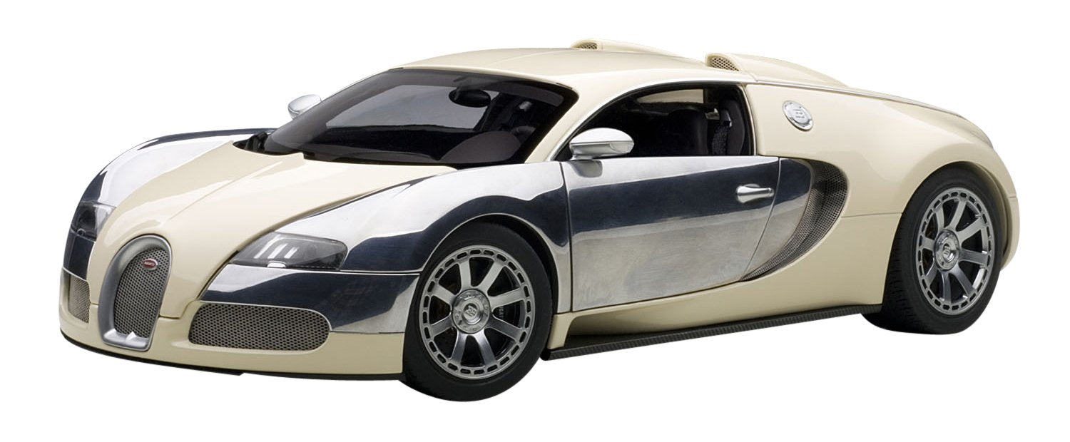 Autoart 1:18 Bugatti Veyron L&#39;Edition Centenaire White Model Car- Japan Figure Store - #1 Bring To You The Best Japanese Goods