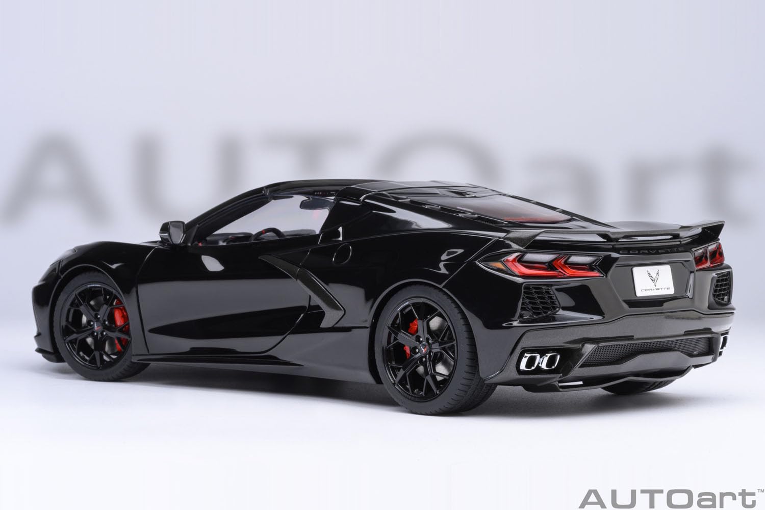 Autoart Chevrolet Corvette C8 Stingray Z51 1/18 Black Diecast Model