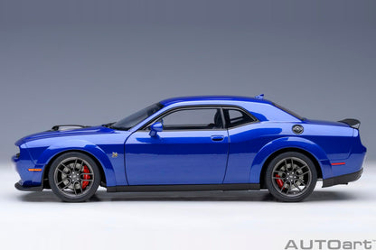 Autoart 1/18 Dodge Challenger R/T Scat Pack Widebody 2022 Indigo Blue Model- Japan Figure Store - #1 Bring To You The Best Japanese Goods