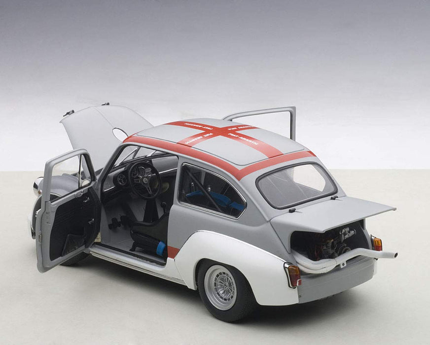 Autoart 1/18 Fiat Abarth 1000 Tcr Gray Red Stripe Model Car- Japan Figure Store - #1 Bring To You The Best Japanese Goods
