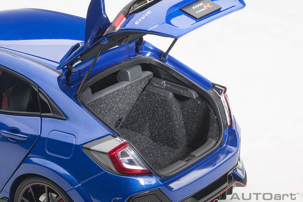 Autoart 1/18 Honda Civic Type R FK8 2017 Brilliant Blue Metallic Model- Japan Figure Store - #1 Bring To You The Best Japanese Goods