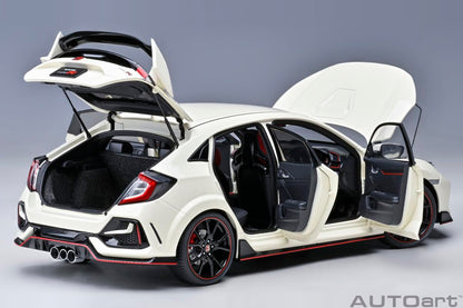 Autoart 1/18 Honda Civic Type R 2021 Championship White Diecast Model- Japan Figure Store - #1 Bring To You The Best Japanese Goods