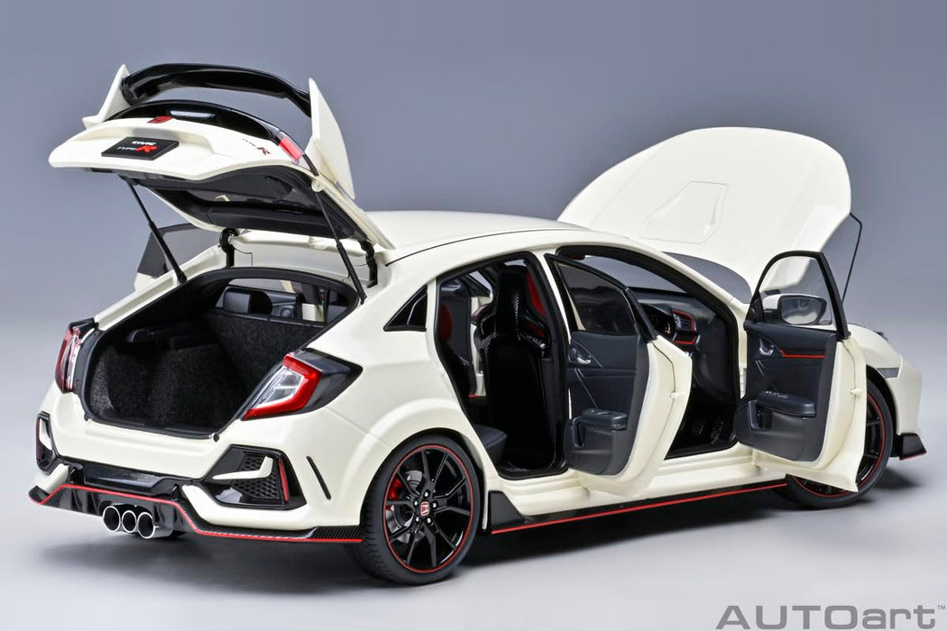 Autoart 1/18 Honda Civic Type R 2021 Championship White Diecast Model- Japan Figure Store - #1 Bring To You The Best Japanese Goods