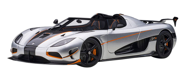 Autoart 1/18 Koenigsegg Agera RS Silver Black Model Car 79024