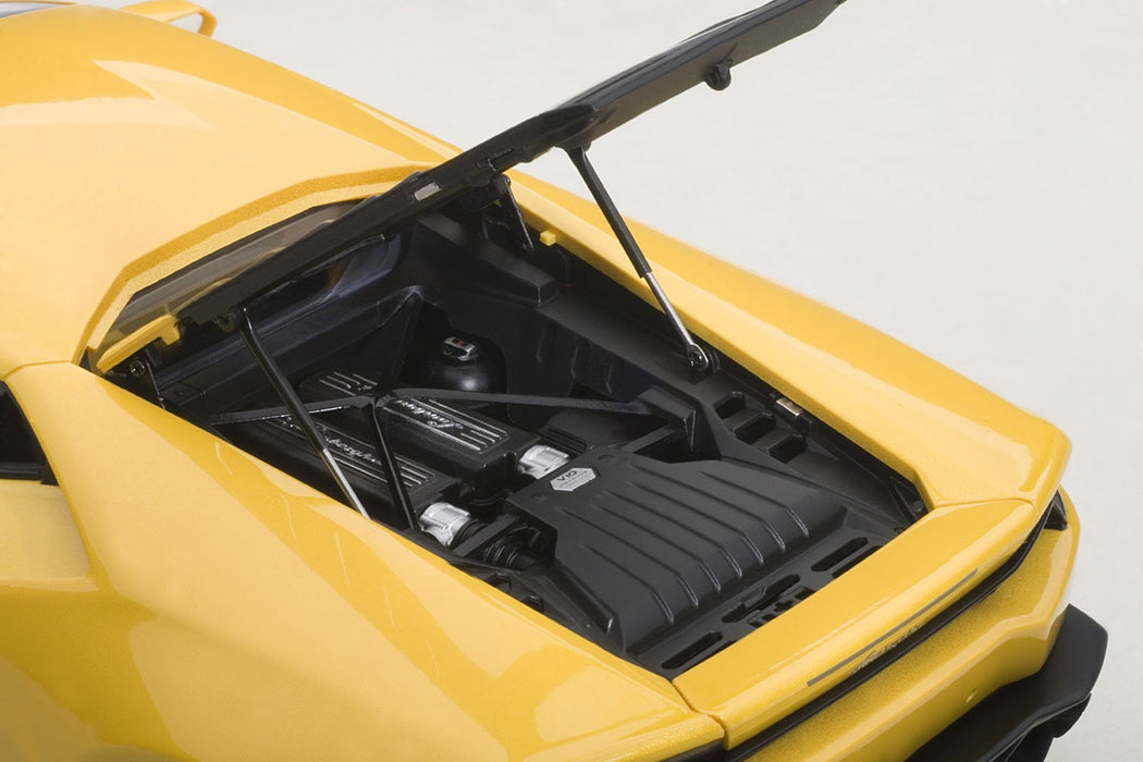 Autoart 1/18 Lamborghini Huracan LP610-4 Pearl Yellow Diecast Model- Japan Figure Store - #1 Bring To You The Best Japanese Goods