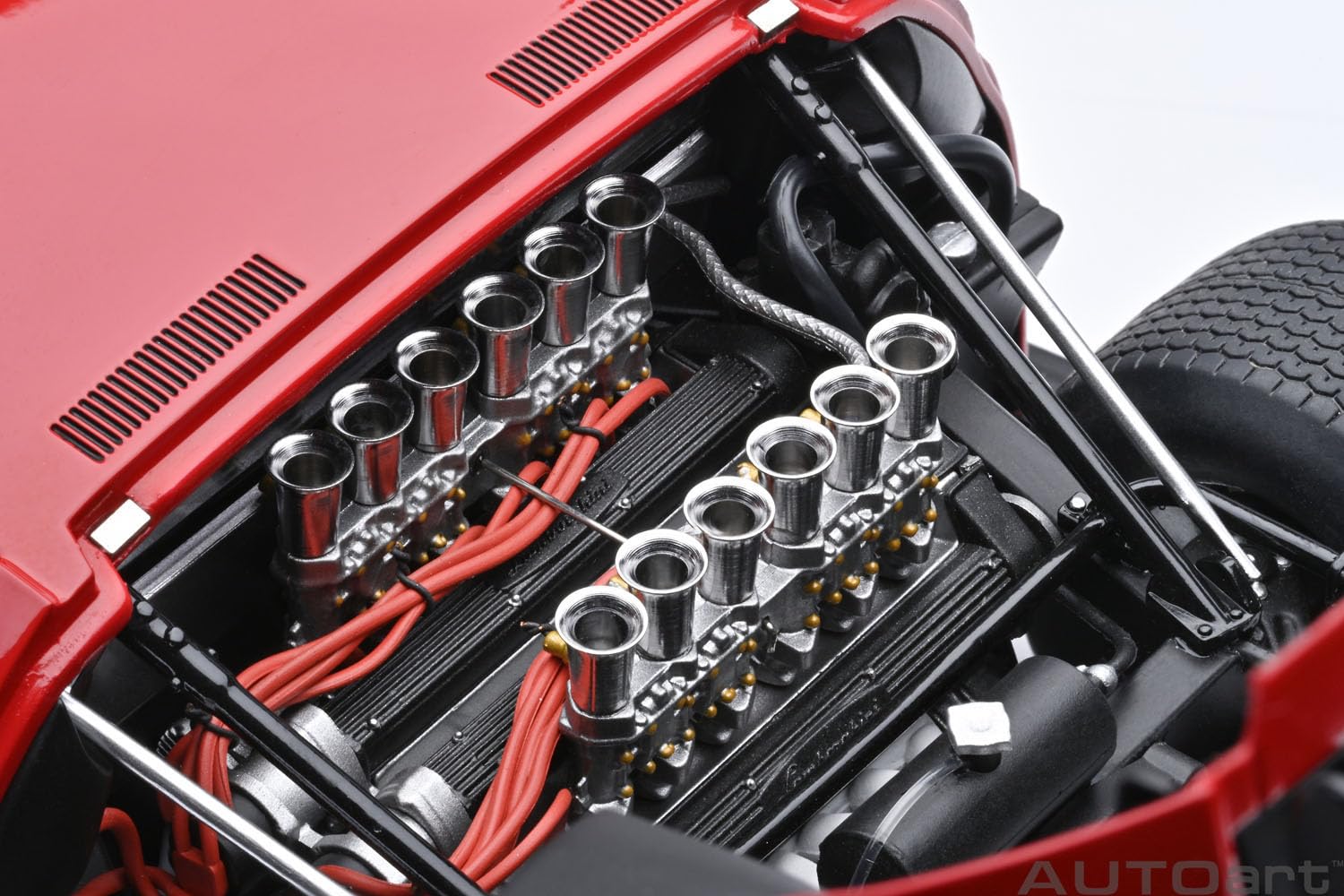 Autoart Lamborghini Miura SVR Jota 1/18 Scale Red Model 79171