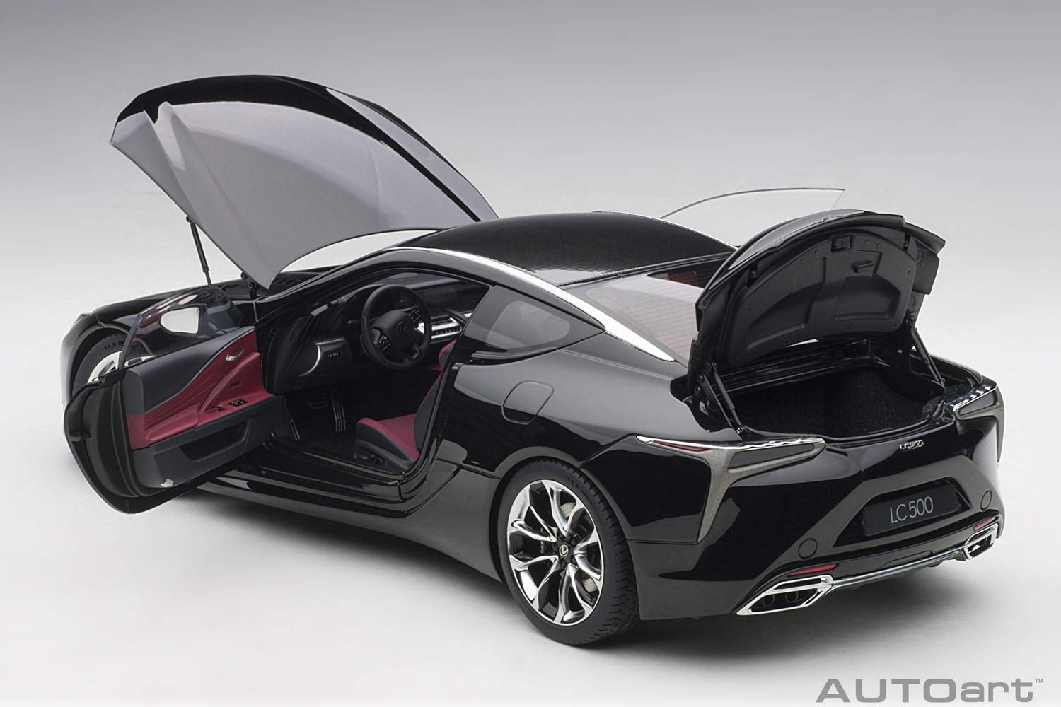 Autoart 1/18 Lexus LC500 Dark Rose Interior Diecast Model (Finished Product)- Japan Figure Store - #1 Bring To You The Best Japanese Goods