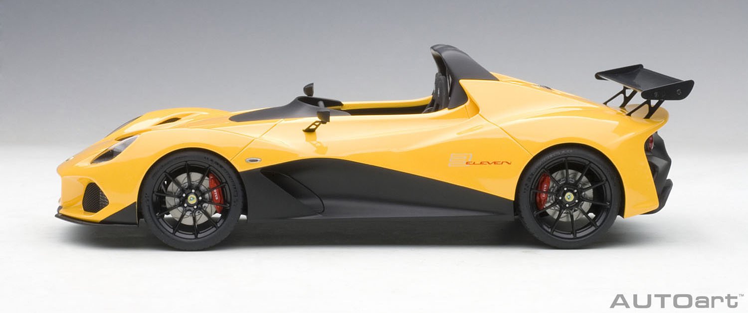 Autoart 1/18 Diecast Model Lotus 3-Eleven Yellow Finished Collectible- Japan Figure Store - #1 Bring To You The Best Japanese Goods