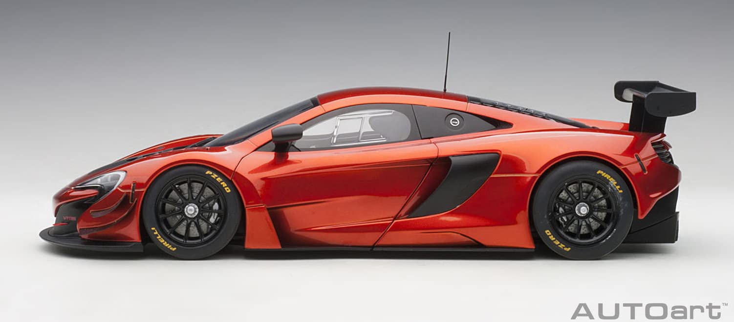 Autoart 1/18 Scale McLaren 650S GT3 Diecast Model in Metallic Orange- Japan Figure Store - #1 Bring To You The Best Japanese Goods