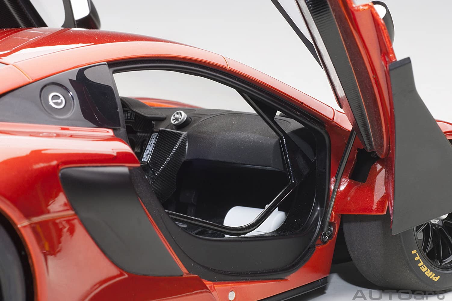 Autoart 1/18 Scale McLaren 650S GT3 Diecast Model in Metallic Orange- Japan Figure Store - #1 Bring To You The Best Japanese Goods