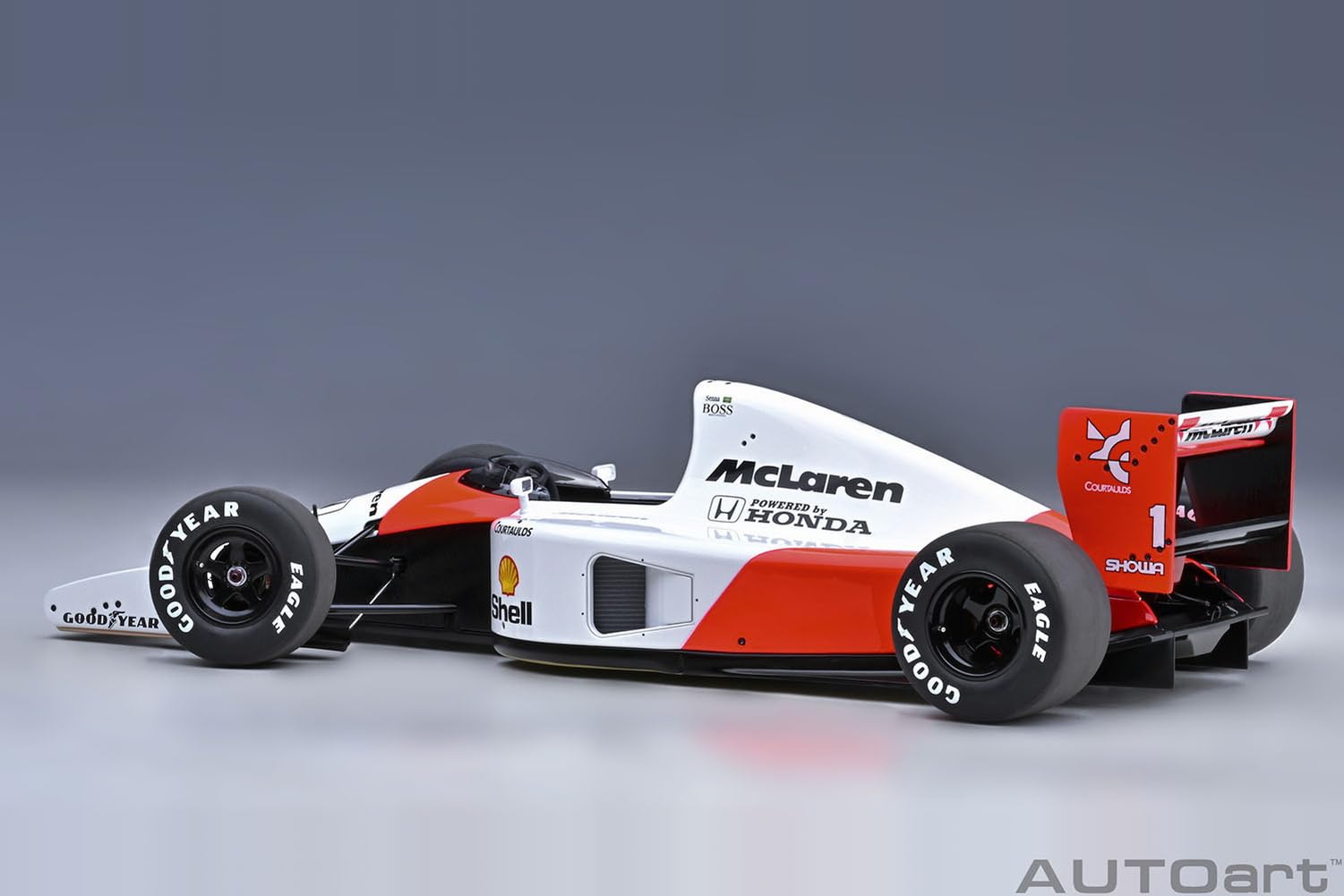 Autoart 1/18 Scale Honda McLaren GP 1991 Ayrton Senna Model with Logo- Japan Figure Store - #1 Bring To You The Best Japanese Goods