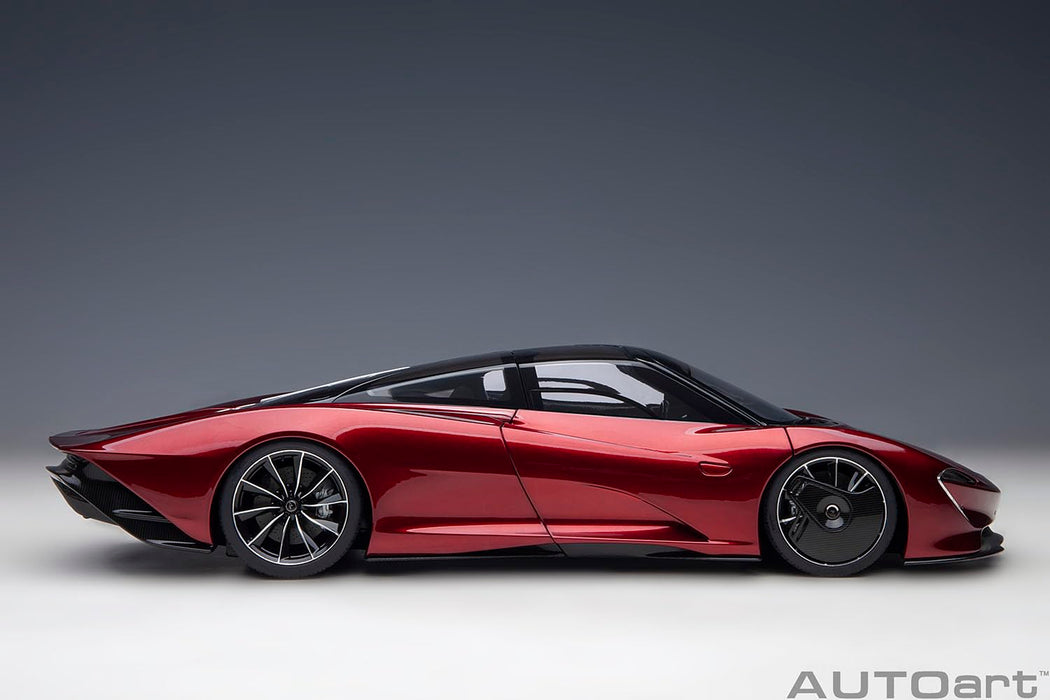 Autoart 1/18 Scale McLaren Speedtail Diecast Model Car Metallic Red Finish- Japan Figure Store - #1 Bring To You The Best Japanese Goods