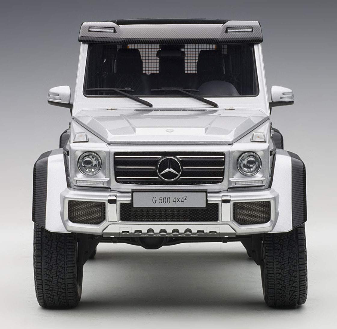 Autoart 1/18 Mercedes-Benz G500 4X4 Squared Silver Diecast Model- Japan Figure Store - #1 Bring To You The Best Japanese Goods
