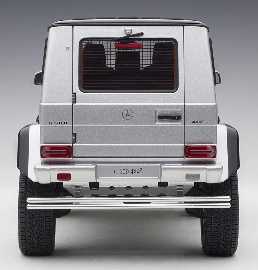 Autoart 1/18 Mercedes-Benz G500 4X4 Squared Silver Diecast Model- Japan Figure Store - #1 Bring To You The Best Japanese Goods