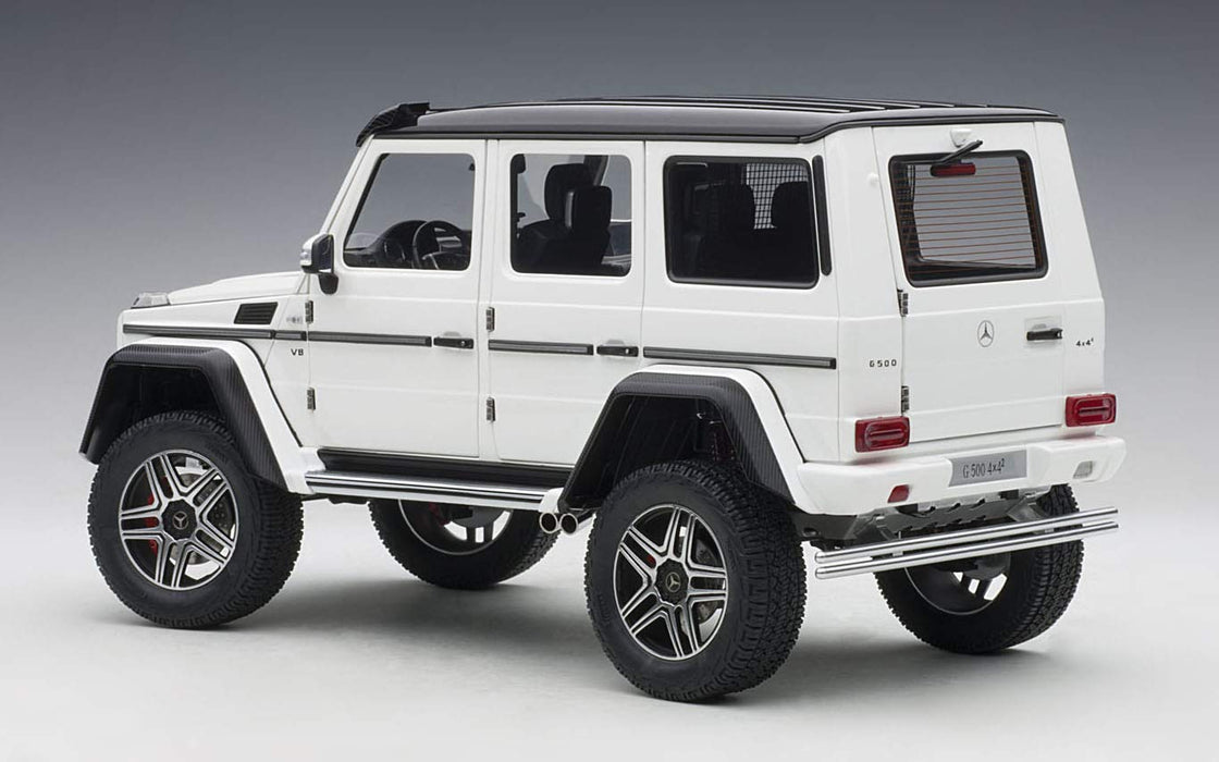 Autoart 1/18 Mercedes-Benz G500 4X4 Squared White Model Car- Japan Figure Store - #1 Bring To You The Best Japanese Goods