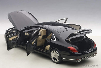 Autoart 1/18 Scale Mercedes-Maybach S 600 Black Model Car- Japan Figure Store - #1 Bring To You The Best Japanese Goods