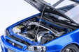 Autoart 1/18 Nismo R34 GT-R Z-Tune Bayside Blue Carbon Black Bonnet Model Car- Japan Figure Store - #1 Bring To You The Best Japanese Goods